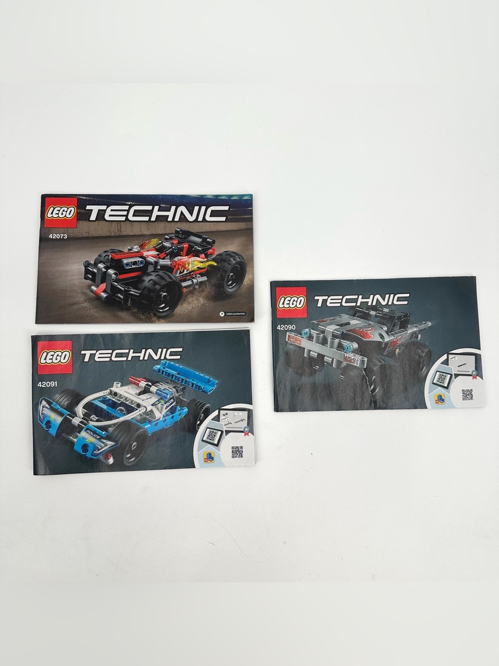 LEGO Instruction Manuals Lot of 3 to TECHNIC Sets 42073, 42091, 42090 BOOKS ONLY